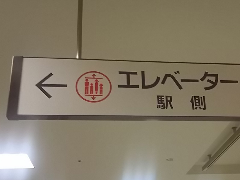 エレベーターのピクトグラム８ 社会文化研究会